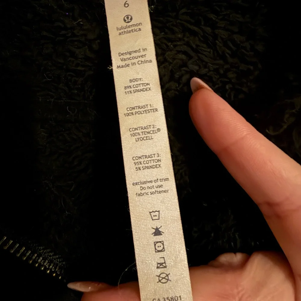 Lululemon Black Cozy Coat 6 - Picture 4 of 15